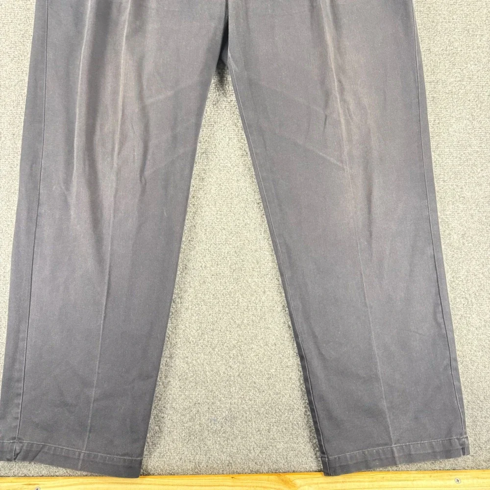 Vintage Ralph Lauren Andrew Pant Men 40x32 (Fits 38x30) Navy Double Pleated